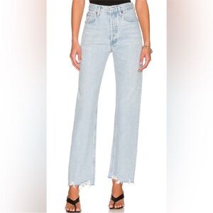 AGOLDE 90s Pinch Waist Jeans Imitate Size 26 High Rise Straight Leg Denim A154E